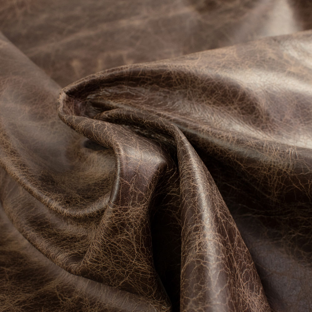 distressed leather hides